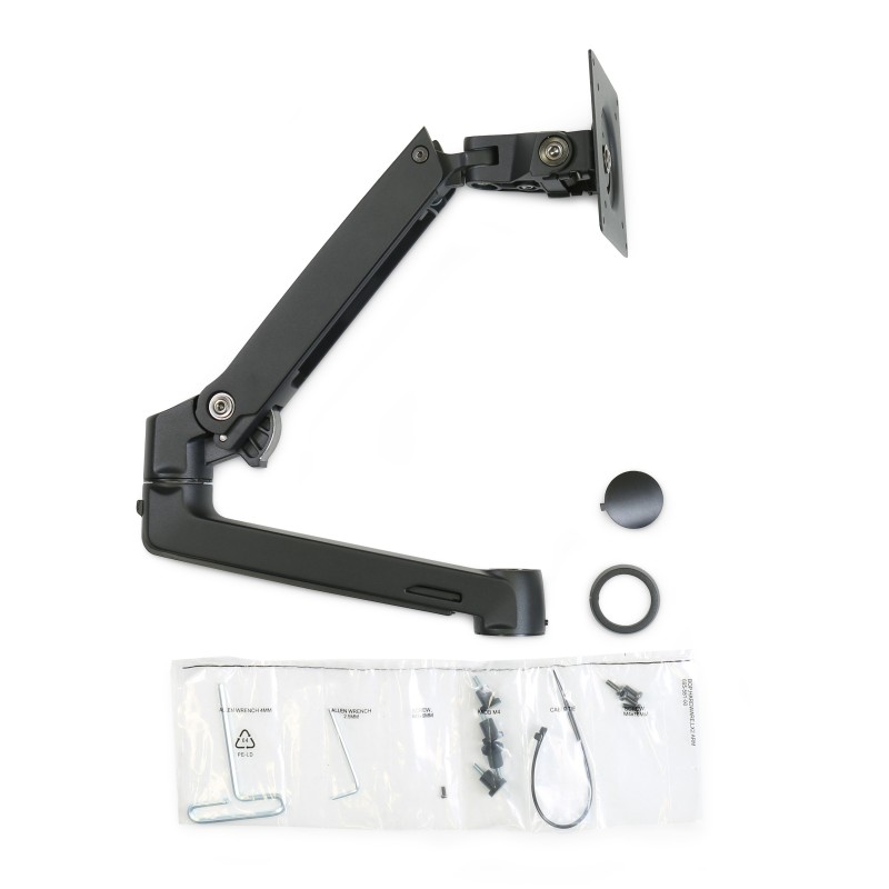 Ergotron Zusatzarm inkl. Ringsatz für LX Monitor Arm in Schwarz 98-130-224